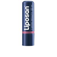 Product  container  of  Liposan  Caring  Beauty  3  In  1  Color  Nude  Pink  by  Liposan,  a  lip  balm  indicated  for  hydrating  lips  and  cheeks.