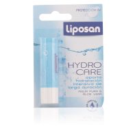 Tube  of  Liposan  Hydro  Care  Lip  Balm  by  Liposan,  a  lip  balm  indicated  for  moisturizing  and  protecting  lips  from  dryness.
