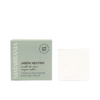 Product  container  of  Matarrania  Extra  Virgin  Olive  Oil  Soap  Bar  by  Matarrania,  a  soap  bar  indicated  for  daily  facial  and  body  cleansing.