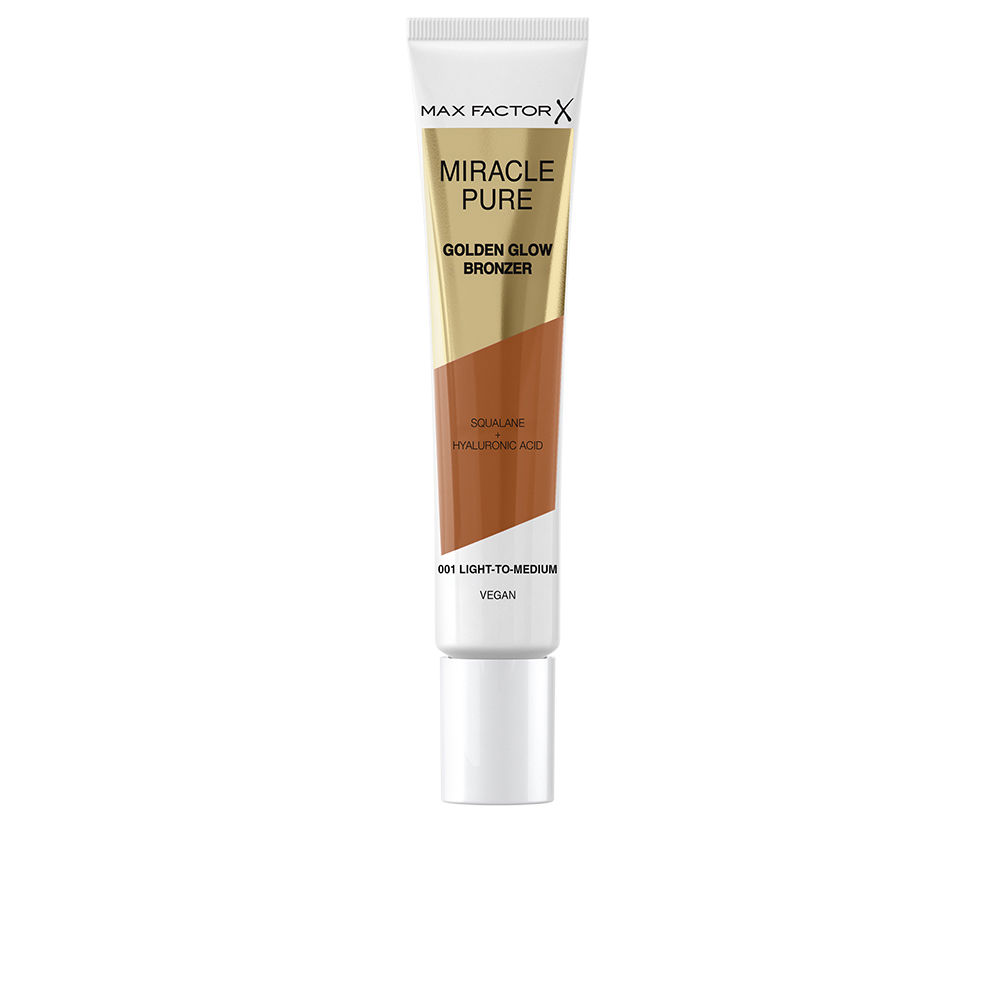 MaxFactorMiraclePureGoldenGlowBronzerColor001LightToMedium15ml Max Factor Miracle Pure Golden Glow Bronzer Cor 001 Claro a Médio 15ml - Image 1