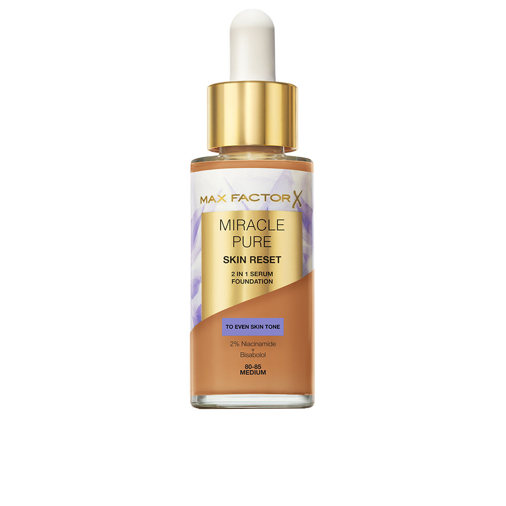 MaxFactorMiraclePureSkinResetSerumColor80-85Medium30ml Max Factor Miracle Pure Skin Reset Serum Cor 80-85 Médio 30ml - Image 1