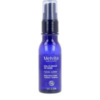 Spray  of  Melvita  Rose  Floral  Water  by  Melvita,  a  refreshing  mist  indicated  for  hydrating,  revitalizing  and  toning  the  skin.