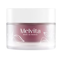 Jar  of  Melvita  Source  De  Roses  Plumping  Moisturizing  Cream  by  Melvita,  a  plumping  cream  indicated  for  intense  skin  hydration.