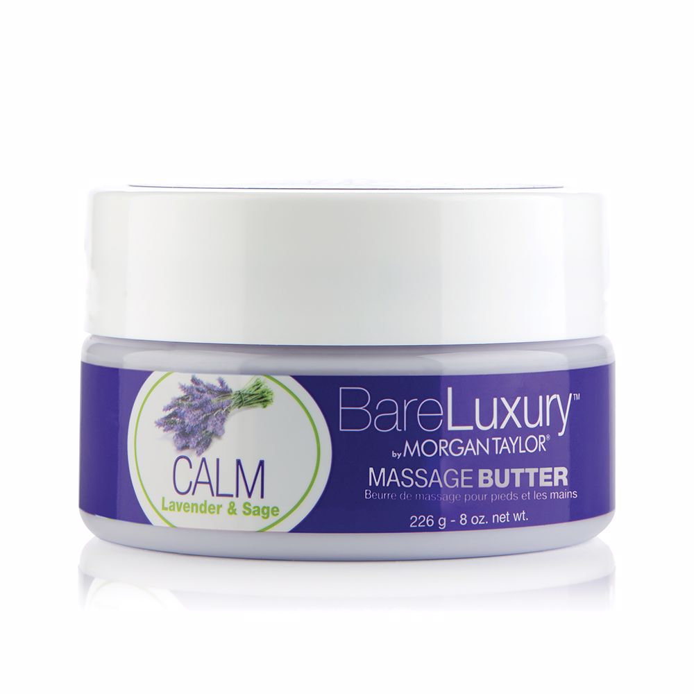 MorganTaylorBareLuxuryCalmLavanderSageMassageButter240ml Morgan Taylor Bare Luxury Calm Manteiga de Massagem Lavanda e Sálvia 240ml - Image 1