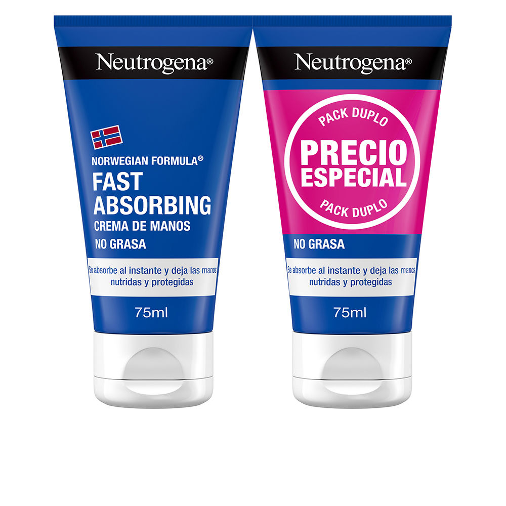 NeutrogenaFastAbsorbingHandCreamDuo2x75ml Neutrogena Creme de Mãos Absorção Rápida Duo 2x75ml - Image 1