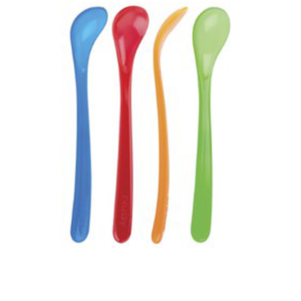 NubyLongHandleSpoon3M+x4 Nuby Long Handle Spoon 3M+ x4