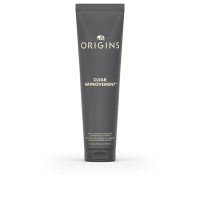 Bottle  of  Origins  Clear  Improvement  Zero  Oil  Active  Charcoal  Cleanser  by  Origins,  a  gel  cleanser  indicated  for  oily  skin.