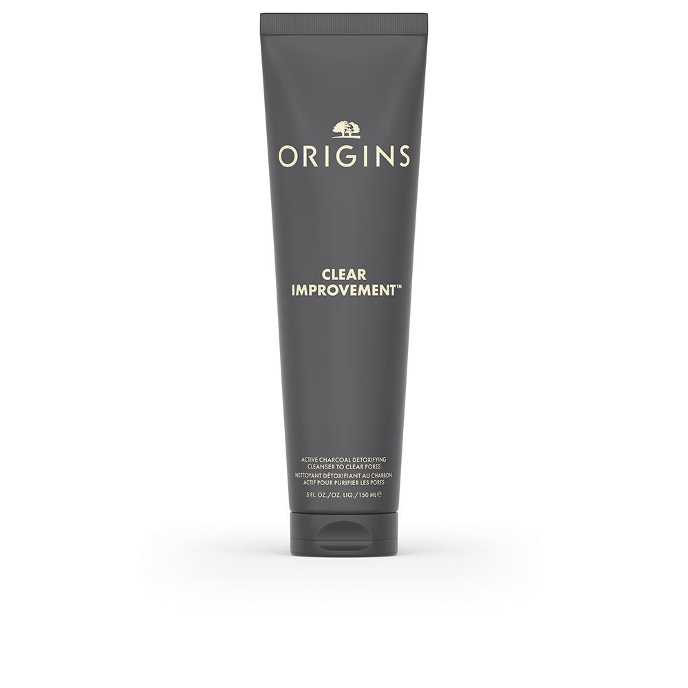 OriginsClearImprovementZeroOilActiveCharcoalCleanser150ml Bottle of Origins Clear Improvement Zero Oil Active Charcoal Cleanser by Origins, a gel cleanser indicated for oily skin.