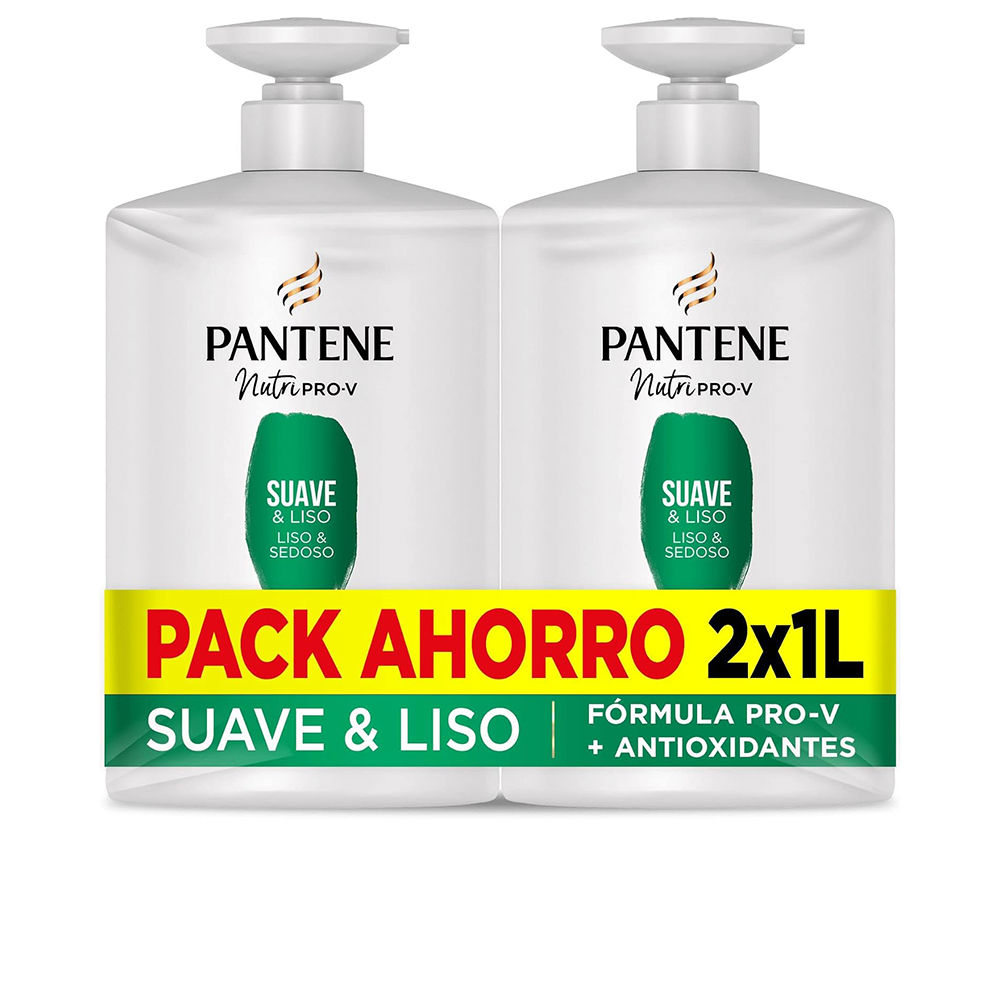 PanteneSoftAndSmoothShampooDuo2x1000ml Pantene Soft And Smooth Shampoo Duo 2x1000ml