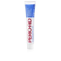Tube  of  Perio-Aid  Chlorhexidine  0,12%  Toothpaste  by  Perio-aid,  a  toothpaste  indicated  for  periodontal  and  peri-implant  care.
