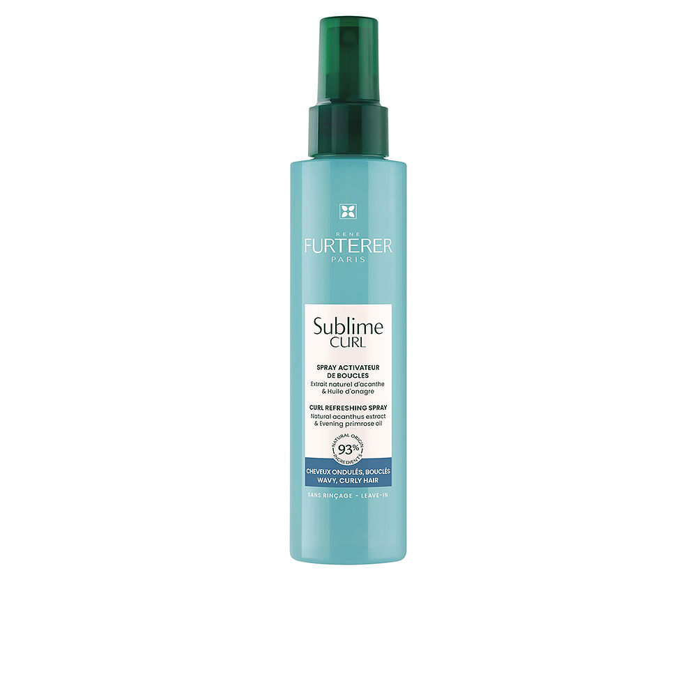 ReneFurtererSublimeCurlRefreshingSpray150ml Spray of Rene Furterer Sublime Curl Refreshing Spray by Rene Furterer, a leave-in spray indicated for defining curls.