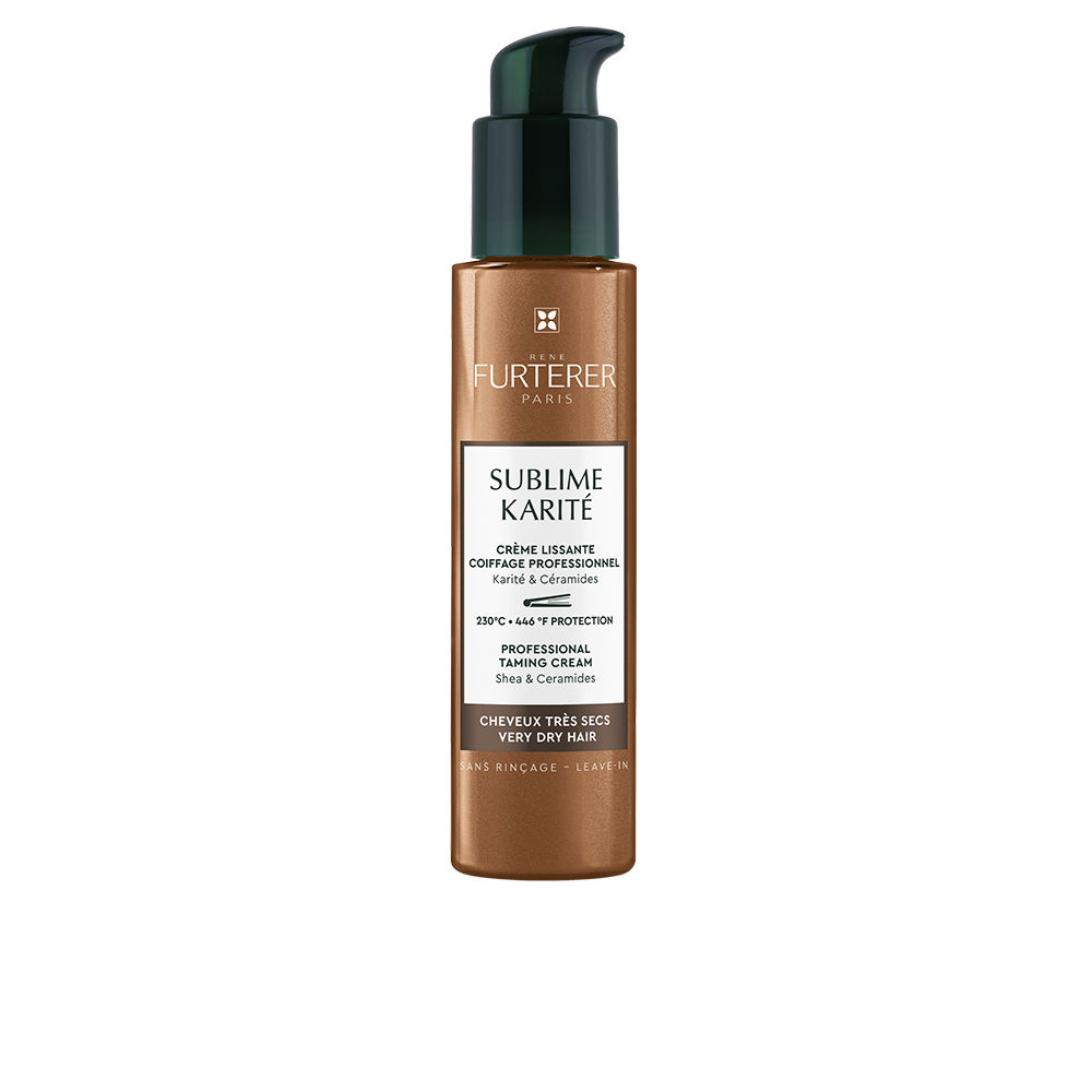 ReneFurtererSublimeKaritéProfessionalTamingCream100ml Tube of Rene Furterer Sublime Karité Professional Taming Cream by Rene Furterer, a styling cream indicated for taming dry hair.