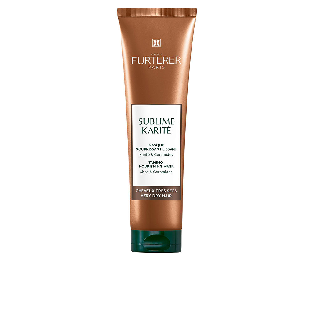 ReneFurtererSublimeKaritéTamingNourishingMask100ml Jar of Rene Furterer Sublime Karité Taming Nourishing Mask by Rene Furterer, a hair mask indicated for dry hair nourishment.