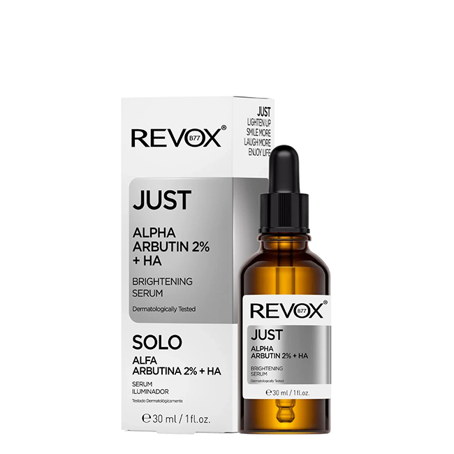 RevoxB77JustAlphaArbutin2HABrighteningSerum30ml Revox B77 Just Alpha Arbutin 2% + HA Brightening Serum 30ml - Image 1