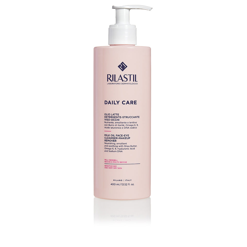 RilastilDailyCareMilkOilCleanserMakeupRemover400ml Rilastil Daily Care ミルクオイルクレンザー メイクアップリムーバー 400ml - 画像 (1)