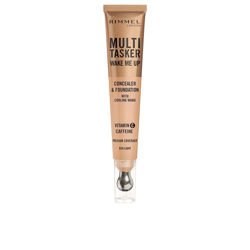 RimmelLondonMultitaskerWakeMeUpConcealerAndFoundationColorLight20ml Rimmel London Multitasker Wake Me Up コンシーラー&ファンデーション カラー ライト 20ml - 画像 (1)