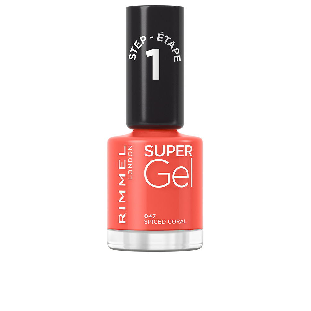 RimmelLondonSuperGelNailPolishColor047SpicedCoral12ml Rimmel London Super Gel Verniz de Unhas Cor 047 Coral Especiado 12ml - Image 1