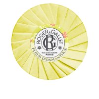 Product  container  of  Roger  &  Gallet  Fleur  DOsmanthus  Scented  Soap  by  Roger  &  Gallet,  a  perfumed  soap  indicated  for  skin  cleansing.