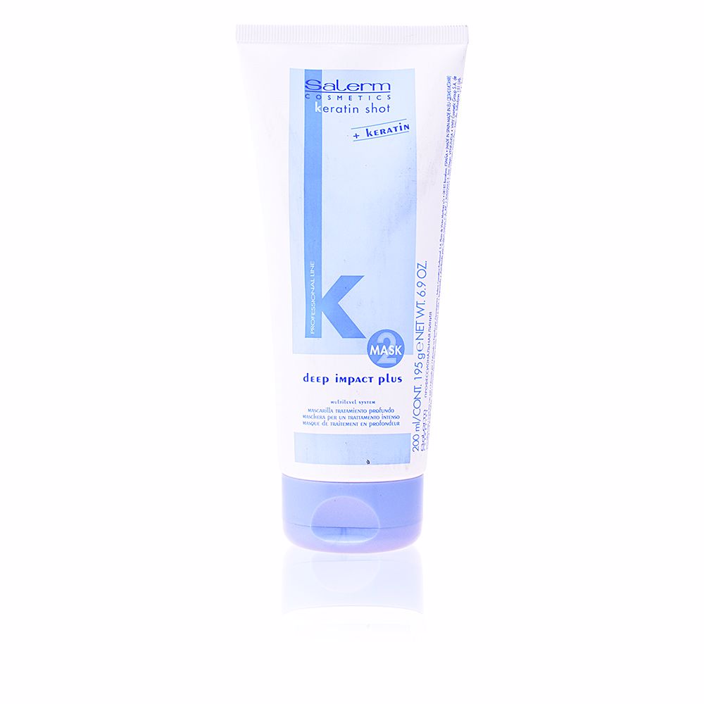 SalermKeratinShotDeepImpactPlusMask200ml Salerm Keratin Shot Deep Impact Plus Máscara 200ml - Image 1