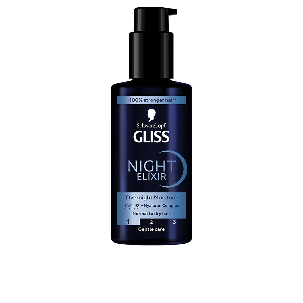SchwarzkopfGlissNightElixirOvernightMoistureSerum100ml シュワルツコフ グリス ナイト エリクサー オーバーナイト モイスチャー セラム 100ml - 画像 (1)