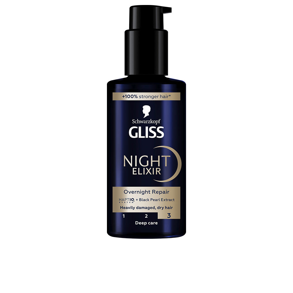 SchwarzkopfGlissNightElixirRepairingSerum100ml シュワルツコフ グリス ナイト エリクサー リペアリング セラム 100ml - 画像 (1)