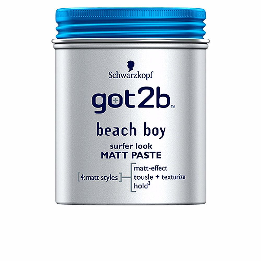 SchwarzkopfGot2BBeachBoyMattPasteSurferLook100ml Schwarzkopf Got2B Beach Boy Matt Paste Surfer Look 100ml - Image 1