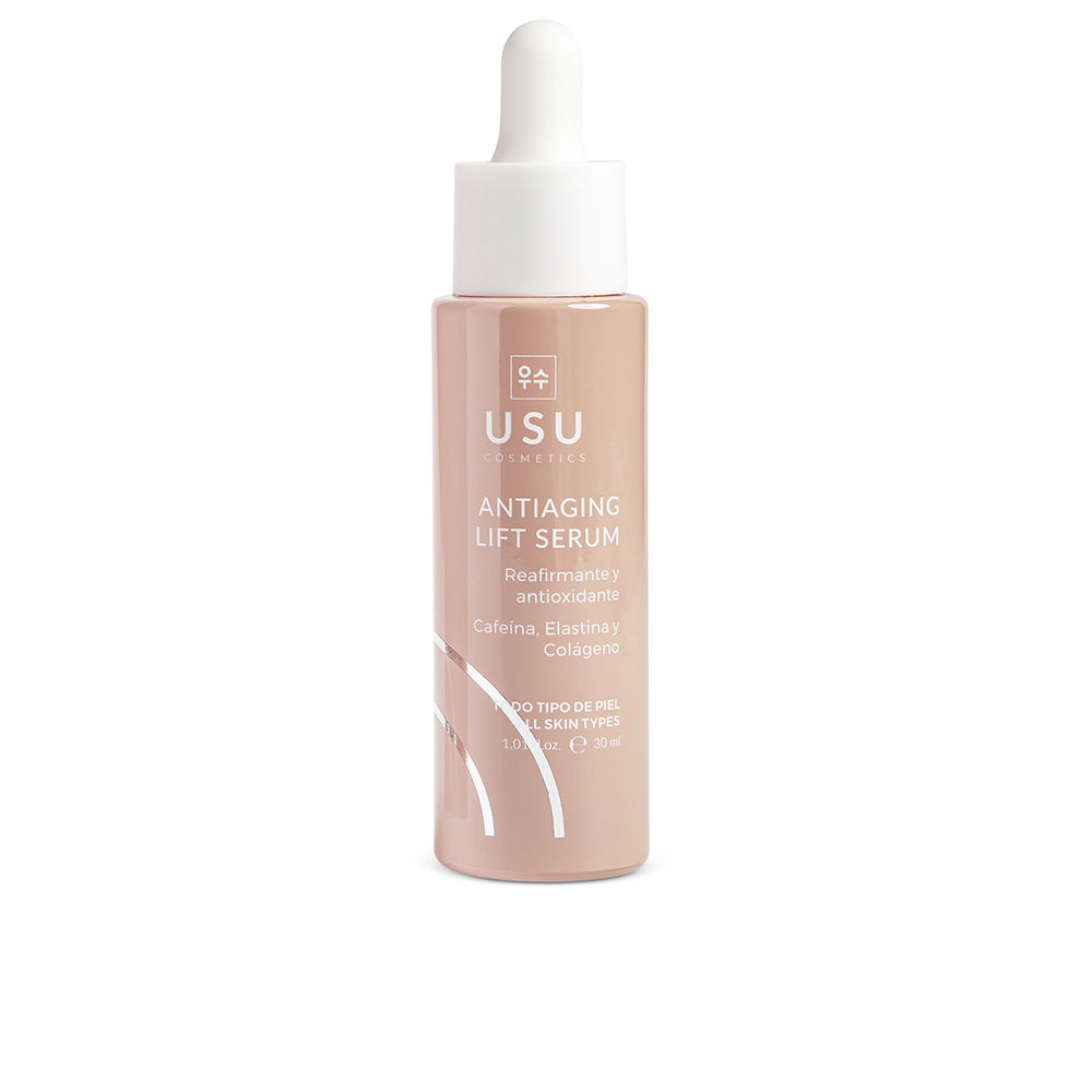 UsuCosmeticsAntiagingLiftSerum30ml Bottle of Usu Cosmetics Antiaging Lift Serum by Usu Cosmetics, a gel serum indicated for improving elasticity and firmness.