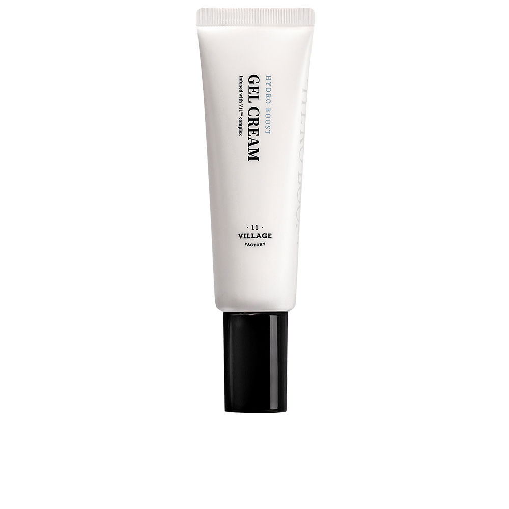 Village11HydroBoostGelCream50ml Jar of Hydro Boost Gel Cream by Village 11, a gel-cream indicated for hydrating and soothing dehydrated skin.
