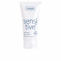 Tube  of  Ziaja  Sensitive  Skin  Soothing  Day  Cream  SPF20  by  Ziaja,  a  day  cream  indicated  for  soothing  redness  and  hydration.