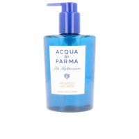 Bottle  of  Acqua  Di  Parma  Blu  Mediterraneo  Arance  Di  Capri  Body  And  Hand  Gel  by  Acqua  Di  Parma,  a  gel  for  body  and  hands.