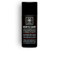 Jar  of  Apivita  Mens  Care  Anti-Wrinkle  And  Anti-Fatigue  Facial  And  Eye  Cream  by  Apivita,  a  cream  indicated  for  men  skin  rejuvenation.
