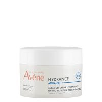 Product  container  of  Avène  Hydrance  Aqua-Gel  Moisturizing  Cream-in-Gel  by  Avène,  a  gel-cream  indicated  for  skin  hydration.