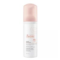 Bottle  of  Avène  Matifying  Cleansing  Mousse  by  Avène,  a  cleansing  mousse  indicated  for  removing  excess  sebum  and  impurities.