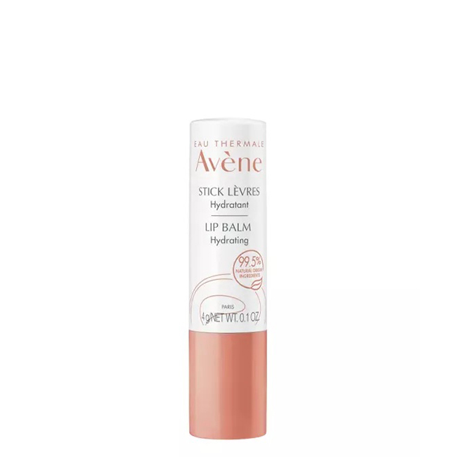 AveneSensitiveLipsLipStick4g Product container of Avène Sensitive Lips Lip Stick by Avène, a moisturizing balm indicated for dry and flaking lips.