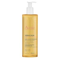 Bottle  of  Avène  XeraCalm  A.D  Lipid-Replenishing  Cleansing  Oil  by  Avène,  a  cleansing  oil  indicated  for  nourishing  and  soothing  skin.