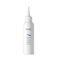 Bottle  of  Babé  Anti  Hair  Loss  Lotion  by  Babé,  a  hair  lotion  indicated  for  strengthening  hair  roots  prone  to  hair  loss.