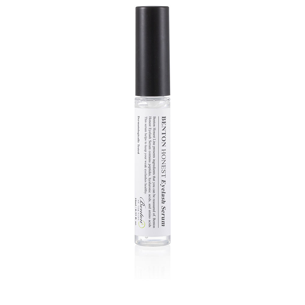 BentonHonestEyelashSerum10ml Bottle of Benton Honest Eyelash Serum by Benton, a serum indicated for strengthening and boosting eyelash volume.