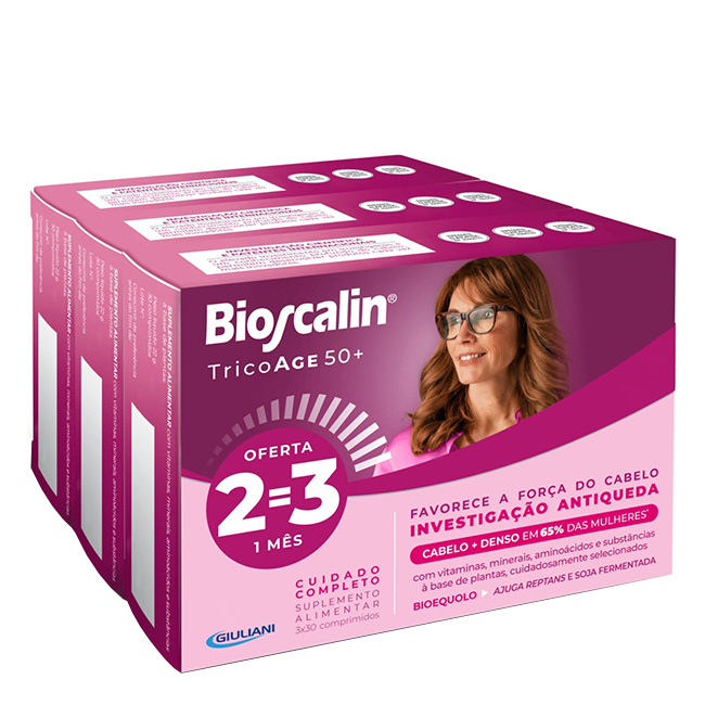 BioscalinTricoAge50FoodSupplement3x30Tablets Bioscalin TricoAge50+ Suplemento Alimentar 3x30 Comprimidos - Image 1