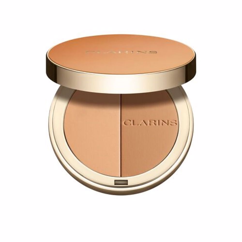 ClarinsEverBronzeCompactPowderDuoMediumTone10g Clarins Ever Bronze Compact Powder Duo Medium Tone 10g
