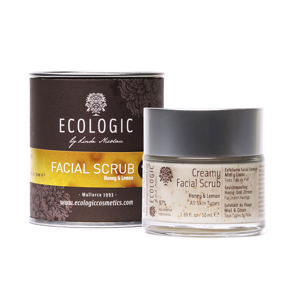 EcologicCosmeticsCreamyFacialScrubHoney&Lemon50ml Ecologic Cosmetics Creamy Facial Scrub Honey & Lemon 50ml