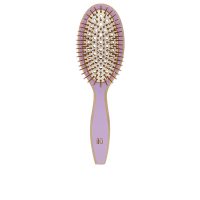 Product  container  of  Ilū  Bamboom  Medium  Oval  Brush  by  Ilū  Bamboom,  a  bamboo  brush  indicated  for  detangling  and  smoothing  hair.
