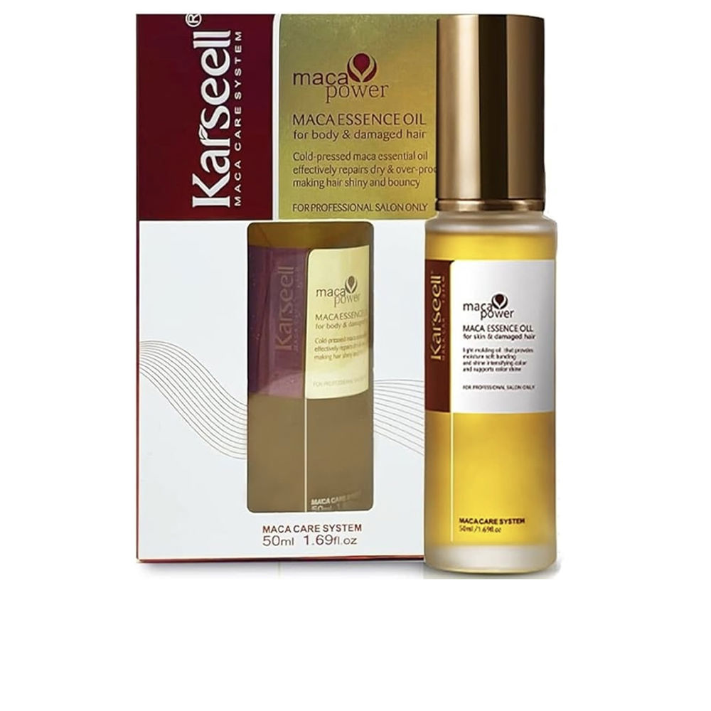 KarseelMacaEssenceArganOilHairSerum50ml Karseel Maca Essence Argan Oil Sérum Capilar 50ml - Image 1