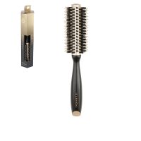 Product  container  of  Kashōki  Wooden  Round  Brush  18mm  by  Kashōki,  a  round  brush  indicated  for  detangling  and  styling  hair.