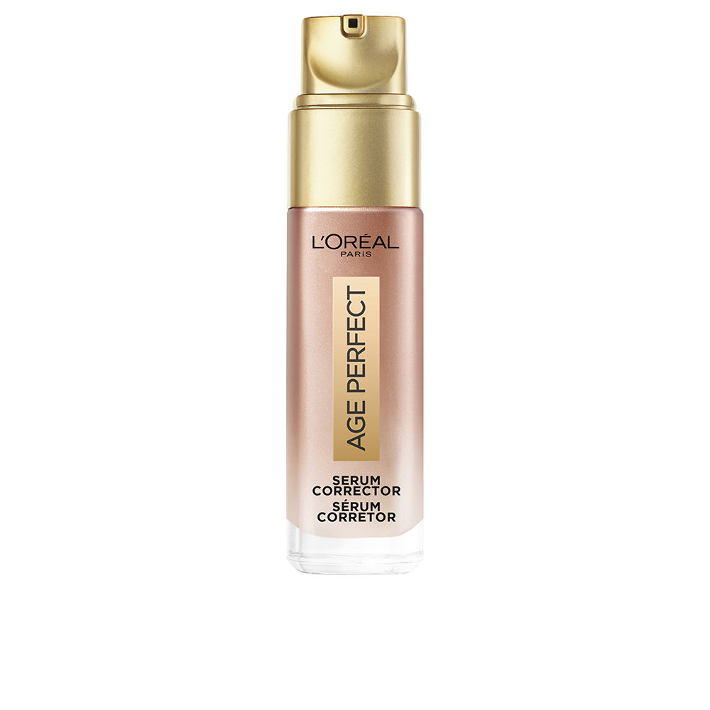 L'OréalAgePerfectCorrectiveSerum30ml Bottle of LOréal Age Perfect Corrective Serum by LOréal, a corrective serum indicated for reducing age spots.