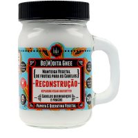 Jar  of  Be(M)Dita  Ghee  Reconstructive  Mask  by  Lola  Cosmetics,  a  hair  mask  indicated  for  restoring  brittle  and  weak  hair  fiber.