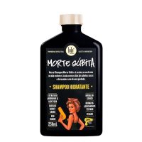 Bottle  of  Lola  Sudden  Death  Shampoo  by  Lola  Cosmetics,  a  moisturizing  shampoo  indicated  for  dry  and  damaged  hair.
