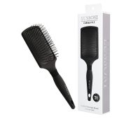 Product  container  of  Lussoni  Care  &  Style  Paddle  Detangle  Brush  by  Lussoni,  a  brush  indicated  for  detangling  fine  hair.