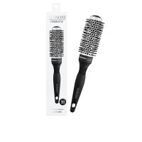 Product  container  of  Lussoni  Care  &  Style  Round  Brush  33mm  by  Lussoni,  a  styling  brush  indicated  for  shaping  hair  when  blow  drying.