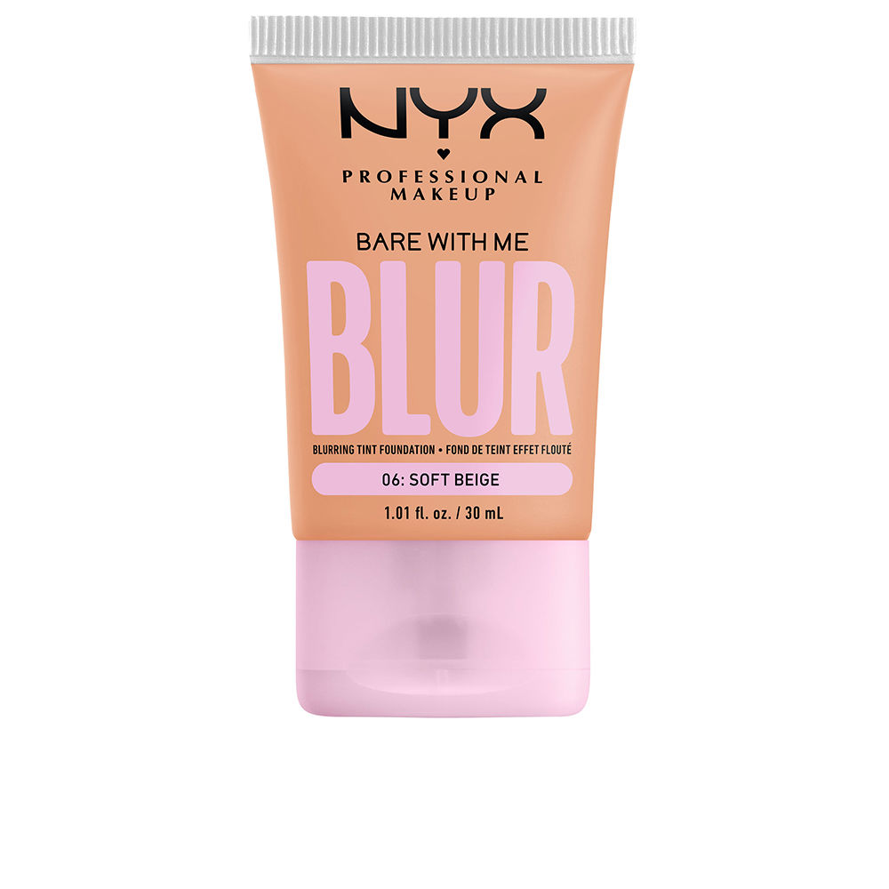 NYXBareWithMeBlurFoundationColor06SoftBeige30ml NYX Bare With Me Blur Foundation Color 06 Soft Beige 30ml - Image 1