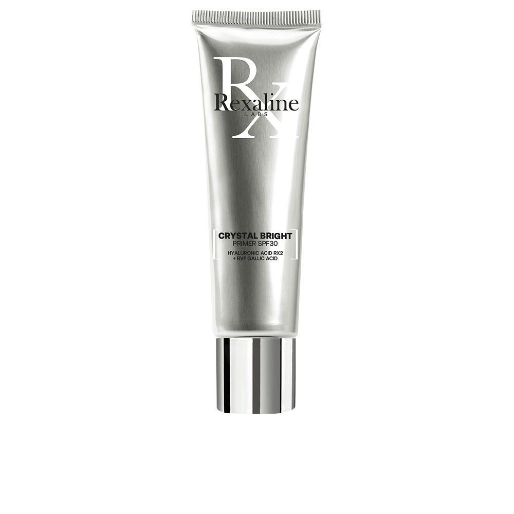 RexalineCrystalBrightPrimerSPF3030ml Bottle of Rexaline Crystal Bright Primer SPF30 by Rexaline, a makeup primer indicated for blurring skin imperfections.